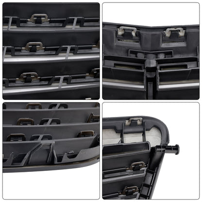 2009-2013 Mercedes Benz E Class W212 E200 E220 E350 E550 Black Grill Front Bumper Replacement Grille