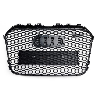 2012-2015 Audi A6 C7 / S6 pre-facelift RS6 Style Honeycomb Front Bumper Grille Blcak Grill