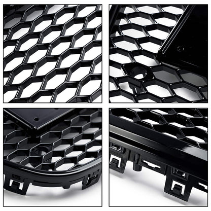 2012-2015 Audi A6 C7 / S6 pre-facelift RS6 Style Honeycomb Front Bumper Grille Blcak Grill