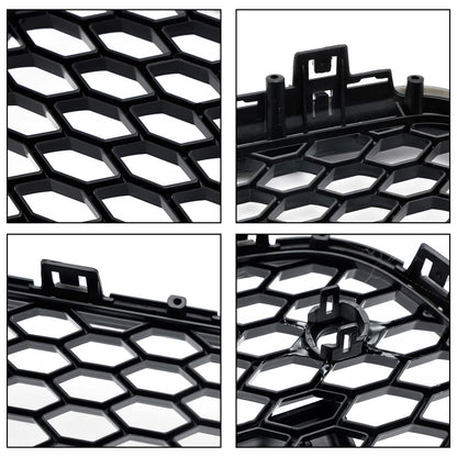 2012-2015 Audi A6 C7 / S6 pre-facelift RS6 Style Honeycomb Front Bumper Grille Blcak Grill