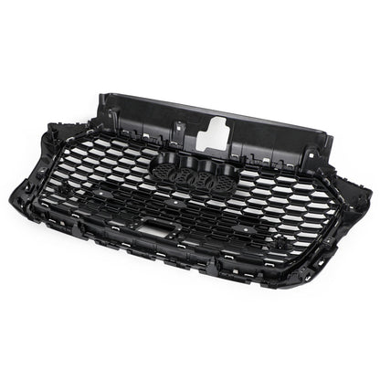 2017-2019 Audi A3 /A3 Sile /S3 Front Bumper Replacement Black Grill W/ Ring Emblem & ACC Hole RS3 Style Honeycomb Grille