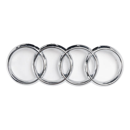 2017-2019 Audi A3 / A3 Sline / S3 Front Grille Chrome Black Slat Replacement Grill W/ Ring Emblem