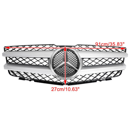 2008-2012 Mercedes Benz GLK-Class X204 Front Bumper Grille Chrome Replacement Grille