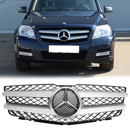 2008 2009 2010 2011 2012 Mercedes Benz GLK-Class X204 Chorme Front Grill Air Intake Radiator Bumper Grille