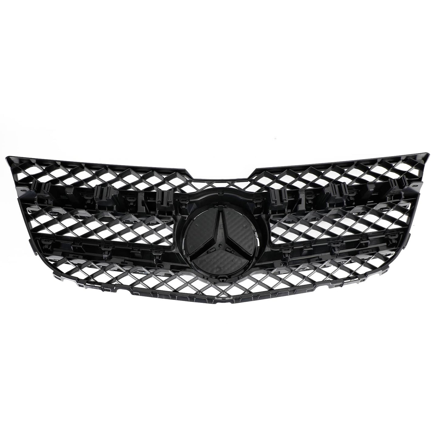2013 2014 2015 Mercedes-Benz GLK-Class X204 Front Grille Air Intake Radiator Bumper Chrome Silver Grill With Star Emblem