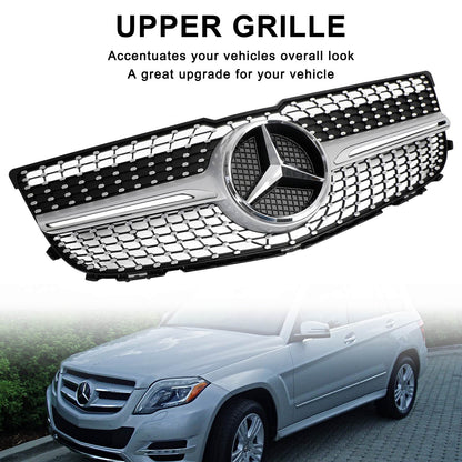 2013-2015 Mercedes Benz X204 GLK-Class GLK250/300/350 Front Bumper Grill Diamond Grille