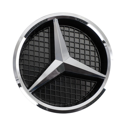 2013-2015 Mercedes-Benz GLK-Class X204 Chrome Front Grill Upper Bumper Replacement W/ Star Emblem Grille