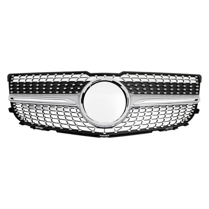 2013-2015 Mercedes-Benz GLK-Class X204 Chrome Front Grill Upper Bumper Replacement