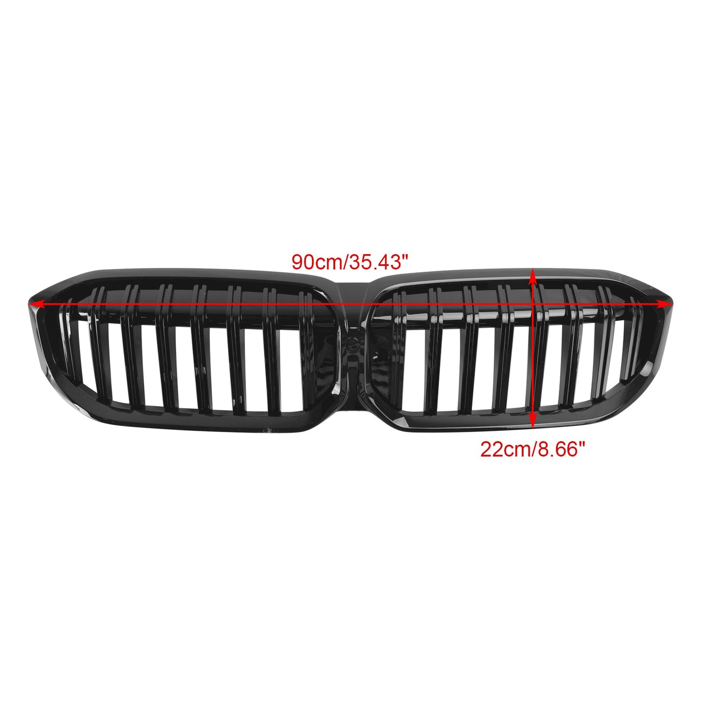 2023-2024 BMW 3 Series G20 G21 Kidney Grille Black Front Bumper Replacement Grill