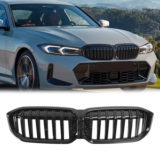 2023-2024 BMW 3 Series G20 G21 Kidney Grille Black Front Bumper Replacement Grill