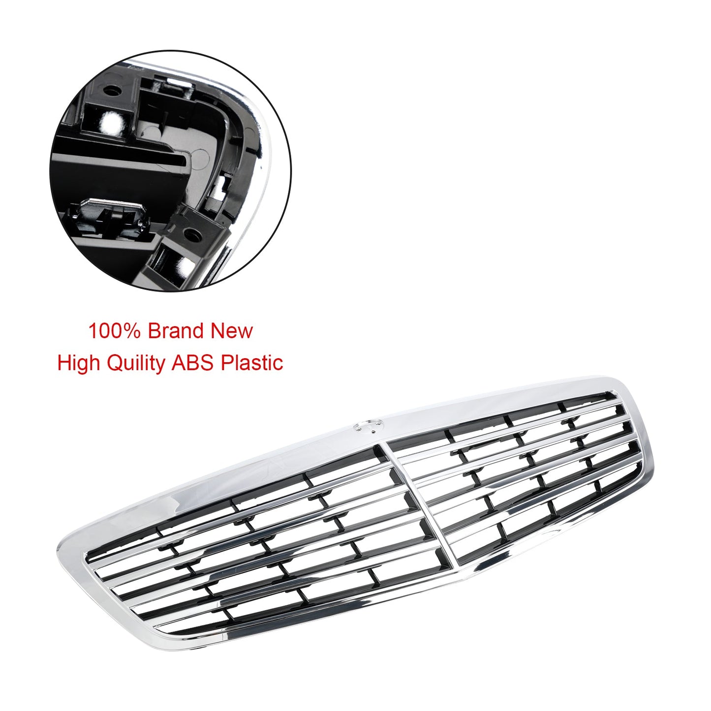 2010-2013 Mercedes Benz W221 S400 S450 S550 S600 S65 S63 S-Class AMG/MayBach Style Grill Chrome Grill