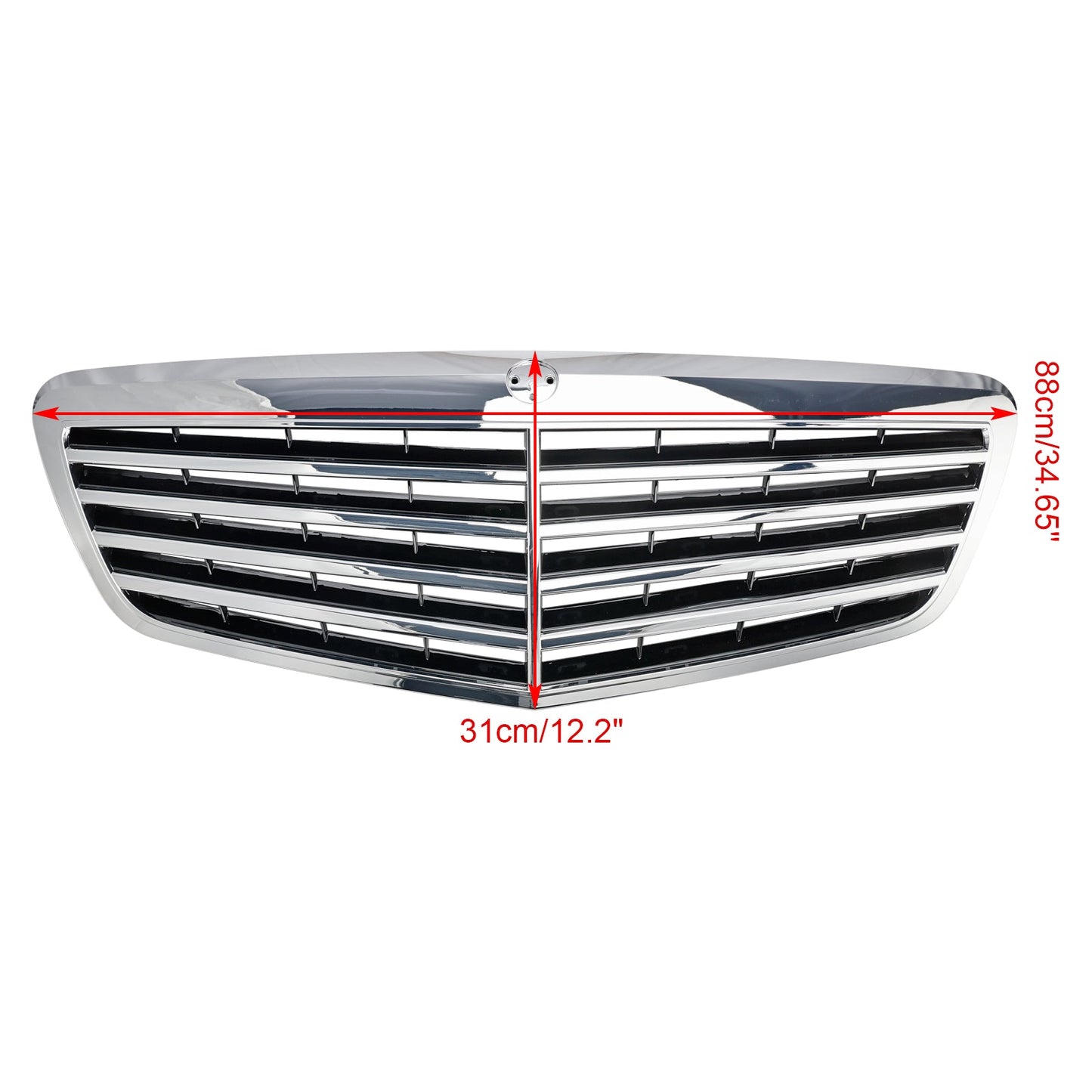 2010-2013 Mercedes Benz W221 S400 S450 S550 S600 S65 S63 S-Class AMG/MayBach Style Grill Chrome Grill