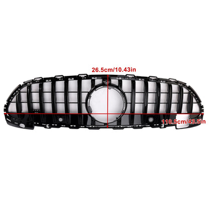 2022-2023 Mercedes Benz C-class W206 S206 GTR Style Grill Front Bumper Glossy Black Replacement Grille