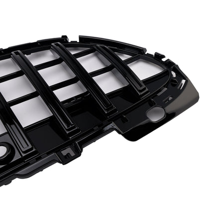 2022-2023 Mercedes Benz C-class W206 S206 GTR Style Grill Front Bumper Glossy Black Replacement Grille