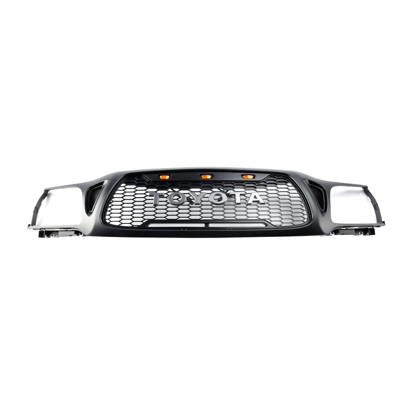 Toyota Tacoma | 2001-2004 | Matte Black | Honeycomb Style | LED Light | Front Bumper Grille