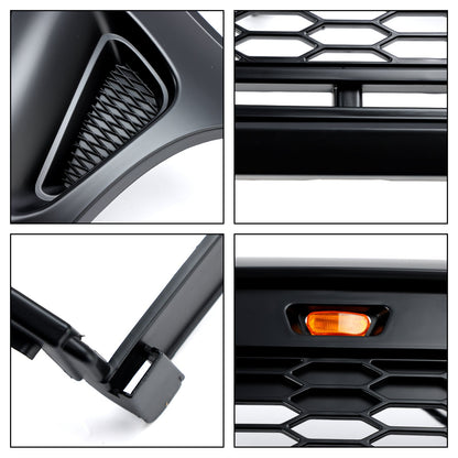 Toyota Tacoma 2001 2002 2003 2004 Honeycomb Style Black Grille Honeycomb Front Bumper Replacement Grille W/ LED Light