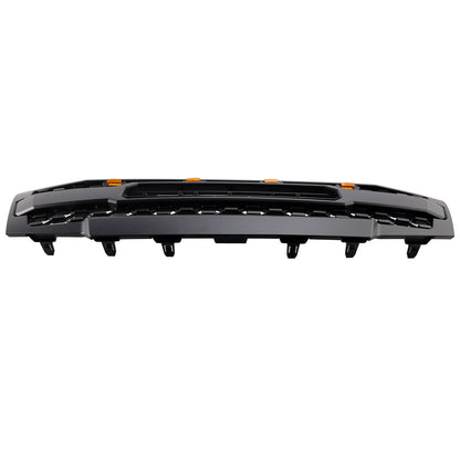 2009-2016 Nissan Frontier Matte Black Grill Front Bumper Replacement Grille W/LED Lights