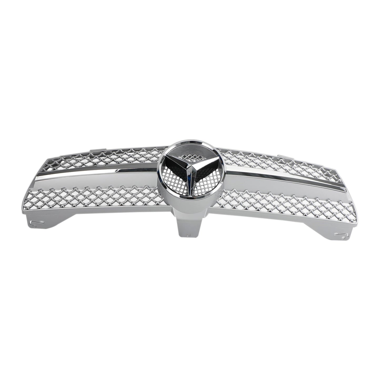 2004 2005 2006 2007 2008 Mercedes Benz CLS-Class W219 Front Grill Chrome / Black Replacement Grille With Star Emblem