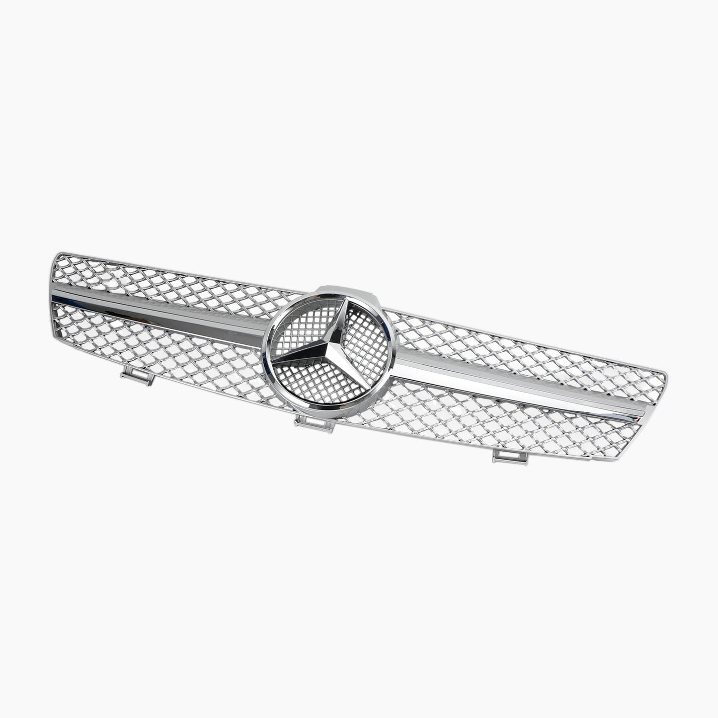 2004 2005 2006 2007 2008 Mercedes Benz CLS-Class W219 Front Grill Chrome / Black Replacement Grille With Star Emblem