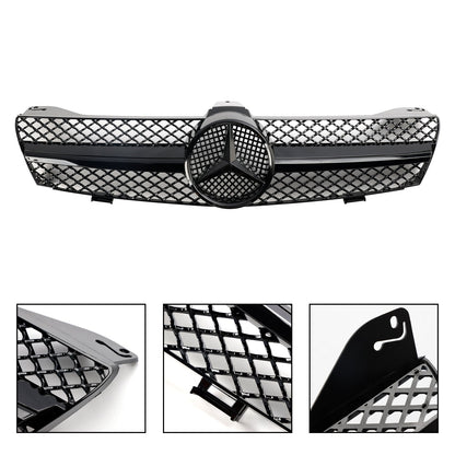 2004-2008 Mercedes Benz CLS-Class W219 C219 CLS280/320/S350/500/550 Front Bumper Grill Black Replacement Grille