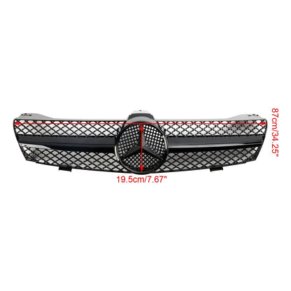 2004-2008 Mercedes Benz CLS-Class W219 C219 CLS280/320/S350/500/550 Front Bumper Grill Black Replacement Grille
