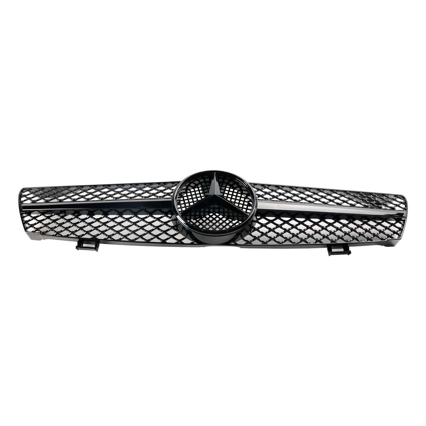 2004 2005 2006 2007 2008 Mercedes Benz CLS-Class W219 Front Grill Chrome / Black Replacement Grille With Star Emblem