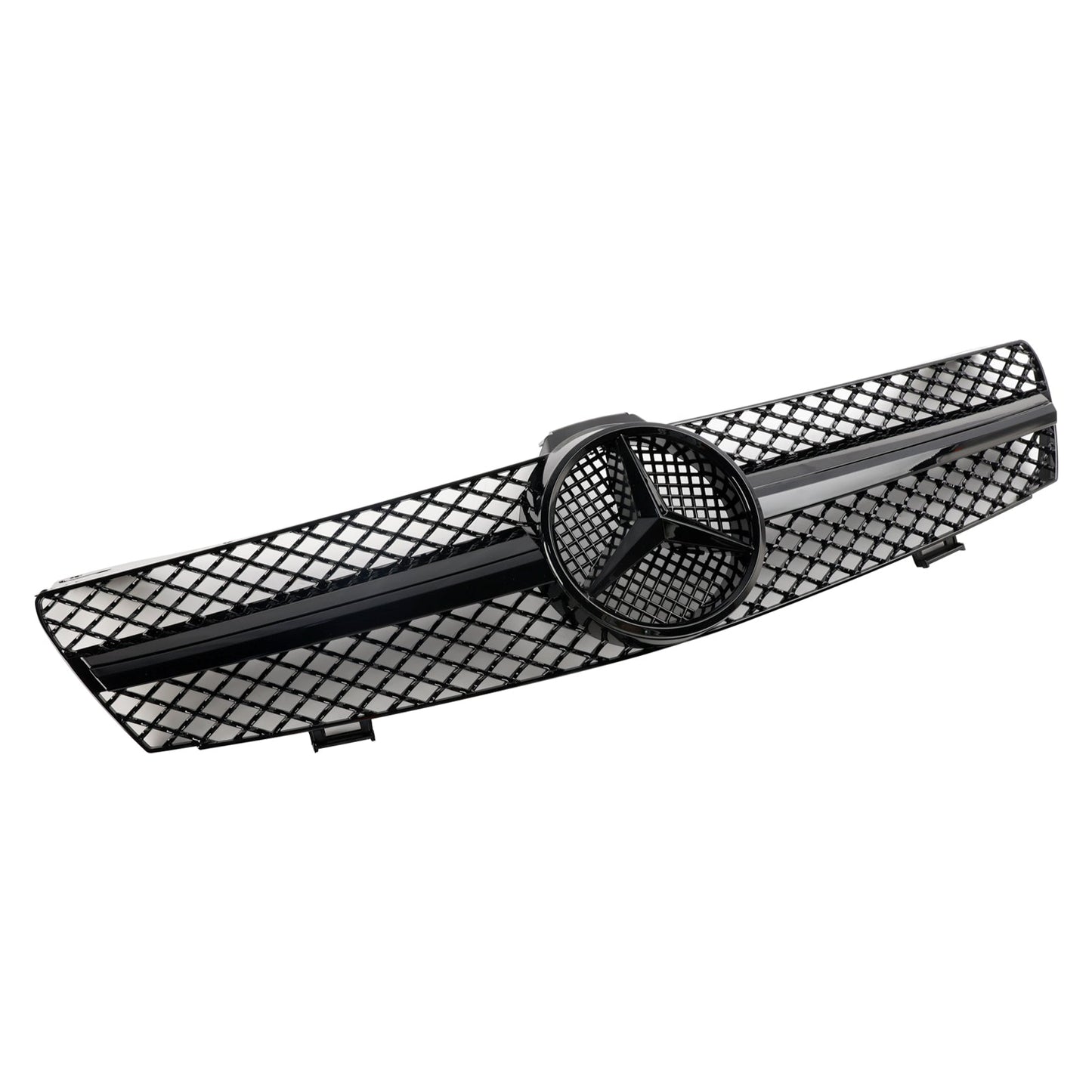 2004 2005 2006 2007 2008 Mercedes Benz CLS-Class W219 Front Grill Chrome / Black Replacement Grille With Star Emblem
