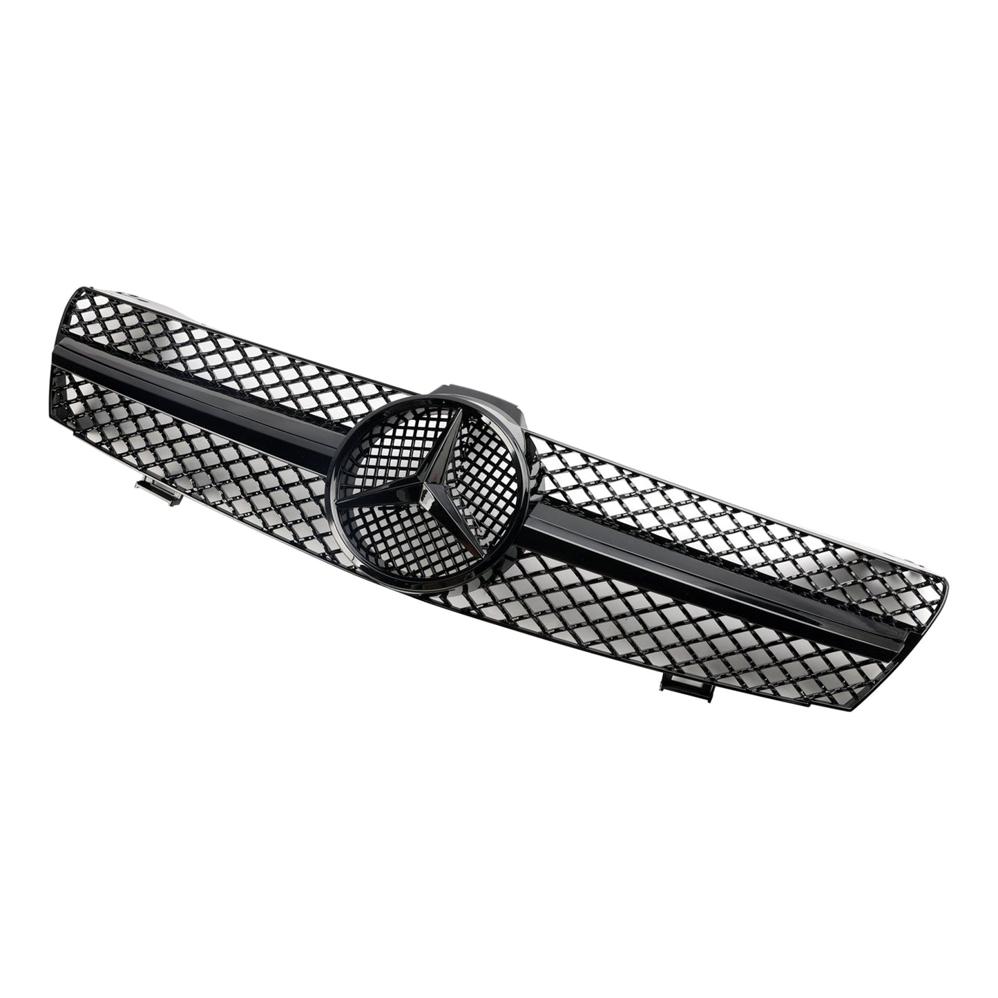 2004-2008 Mercedes Benz CLS-Class W219 C219 CLS280/320/S350/500/550 Front Bumper Grill Black Replacement Grille