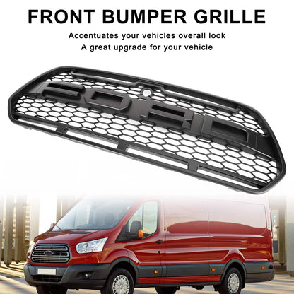 2015-2019 Ford Transit Mk8 Matt Black Front Bumper Grill Replacement Black Raptor Style Grille