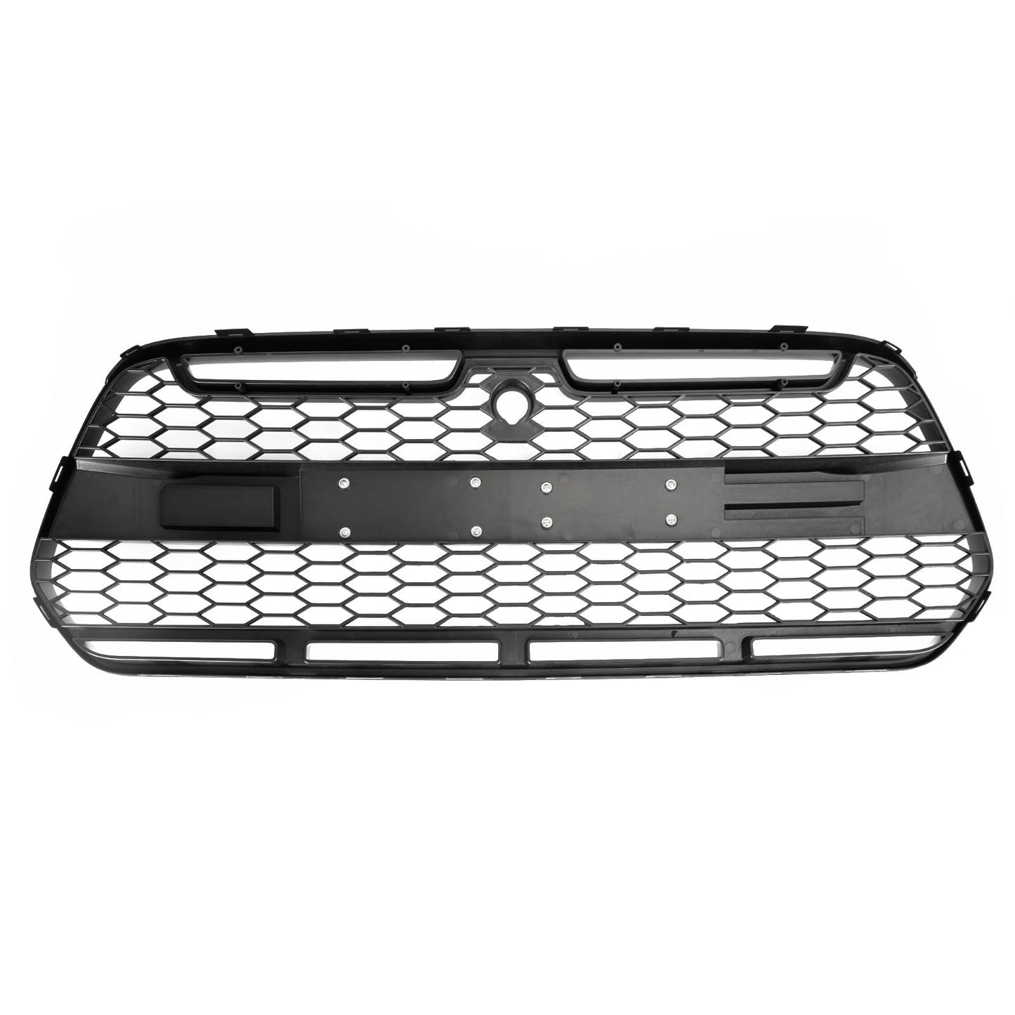 2015-2019 Ford Transit Mk8 Matt Black Front Bumper Grill Replacement Black Raptor Style Grille
