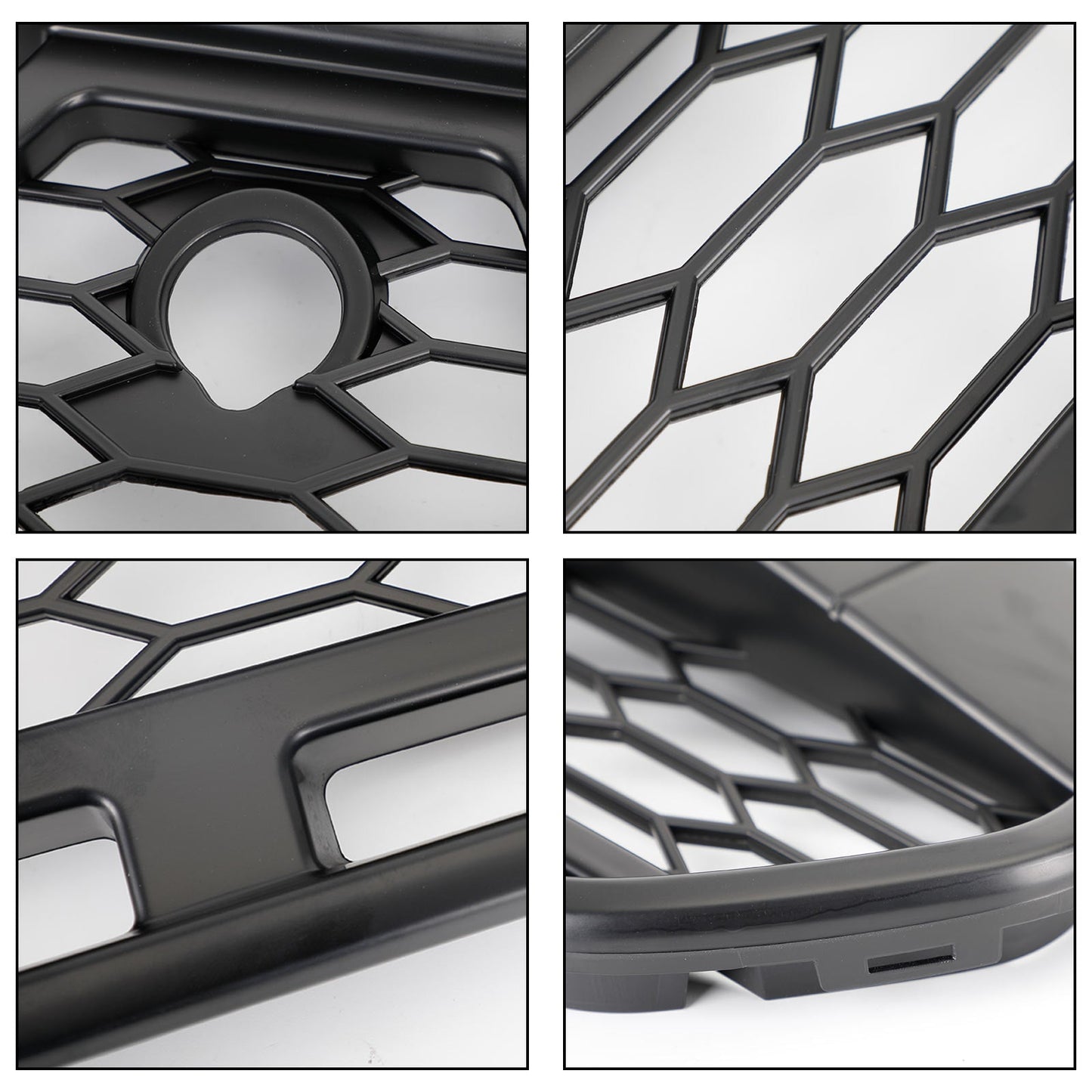 2015-2019 Ford Transit Mk8 Matt Black Front Bumper Grill Replacement Black Raptor Style Grille