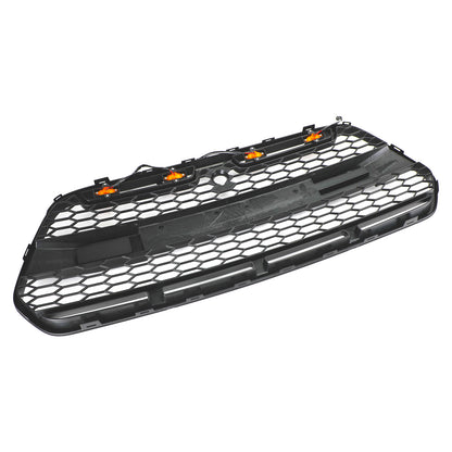2015-2019 Ford Transit Mk8 Front Bumper Grille Raptor Style Black Grill w/LED