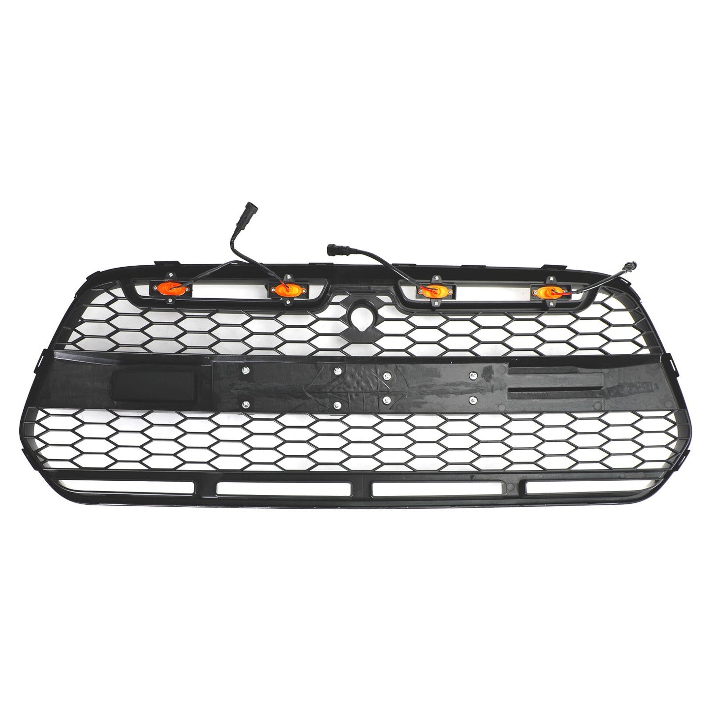2015-2019 Ford Transit Mk8 Matt Black Front Bumper Grill Replacement Black Raptor Style Grille