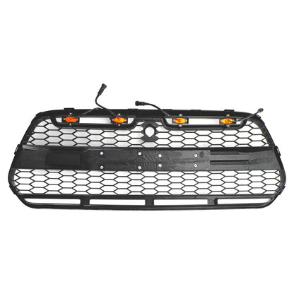 2015-2019 Ford Transit Mk8 Matt Black Front Bumper Grill Replacement Black Raptor Style Grille