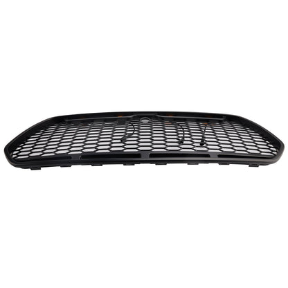 2015-2019 Ford Transit Mk8 Matt Black Front Bumper Grill Replacement Black Raptor Style Grille