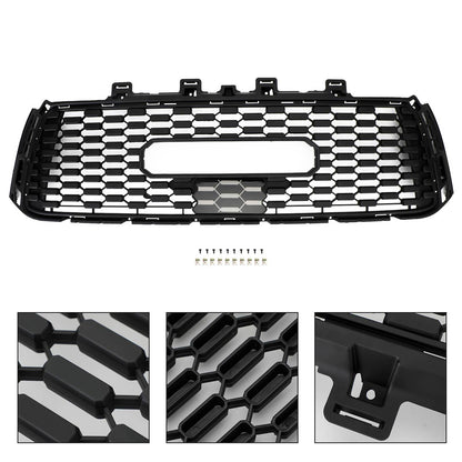 Toyota Tundra TRD PRO Style Grill 2010 2011 2012 2013 Matte Black Honeycomb Front Grille W/ Letter