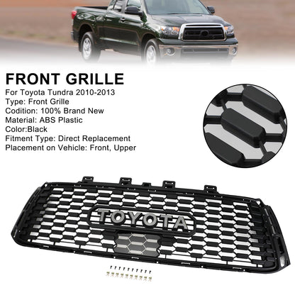 Toyota Tundra TRD PRO Style Grill 2010 2011 2012 2013 Matte Black Honeycomb Front Grille W/ Letter