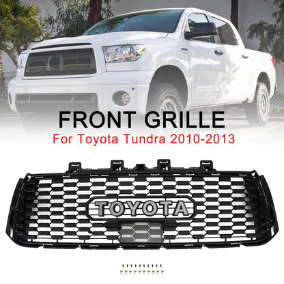 Toyota Tundra TRD PRO Style Grill 2010 2011 2012 2013 Matte Black Honeycomb Front Grille W/ Letter