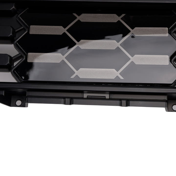 2010-2013 Toyota Tundra TRD PRO Style Honeycomb Front Bumper Grill Amber Light Replacement Grille