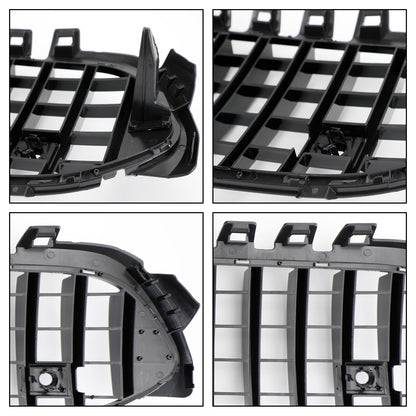 2019-2023 Mercedes-Benz A-CLASS W177 A180/200/A35 Front Bumper Grille Black Replcaement AMG Style Grill