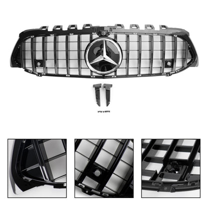 2019-2023 Mercedes-Benz A-CLASS W177 A180/200/A35 Front Bumper Grille Black Replcaement AMG Style Grill