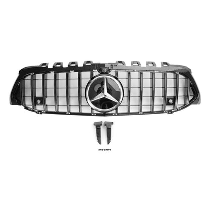 2019-2023 Mercedes-Benz A-CLASS W177 A180/200/A35 Front Bumper Grille Black Replcaement AMG Style Grill