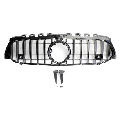 2019-2023 Mercedes-Benz A-CLASS W177 A180/200/A35 Front Bumper Grille Black Replcaement AMG Style Grill