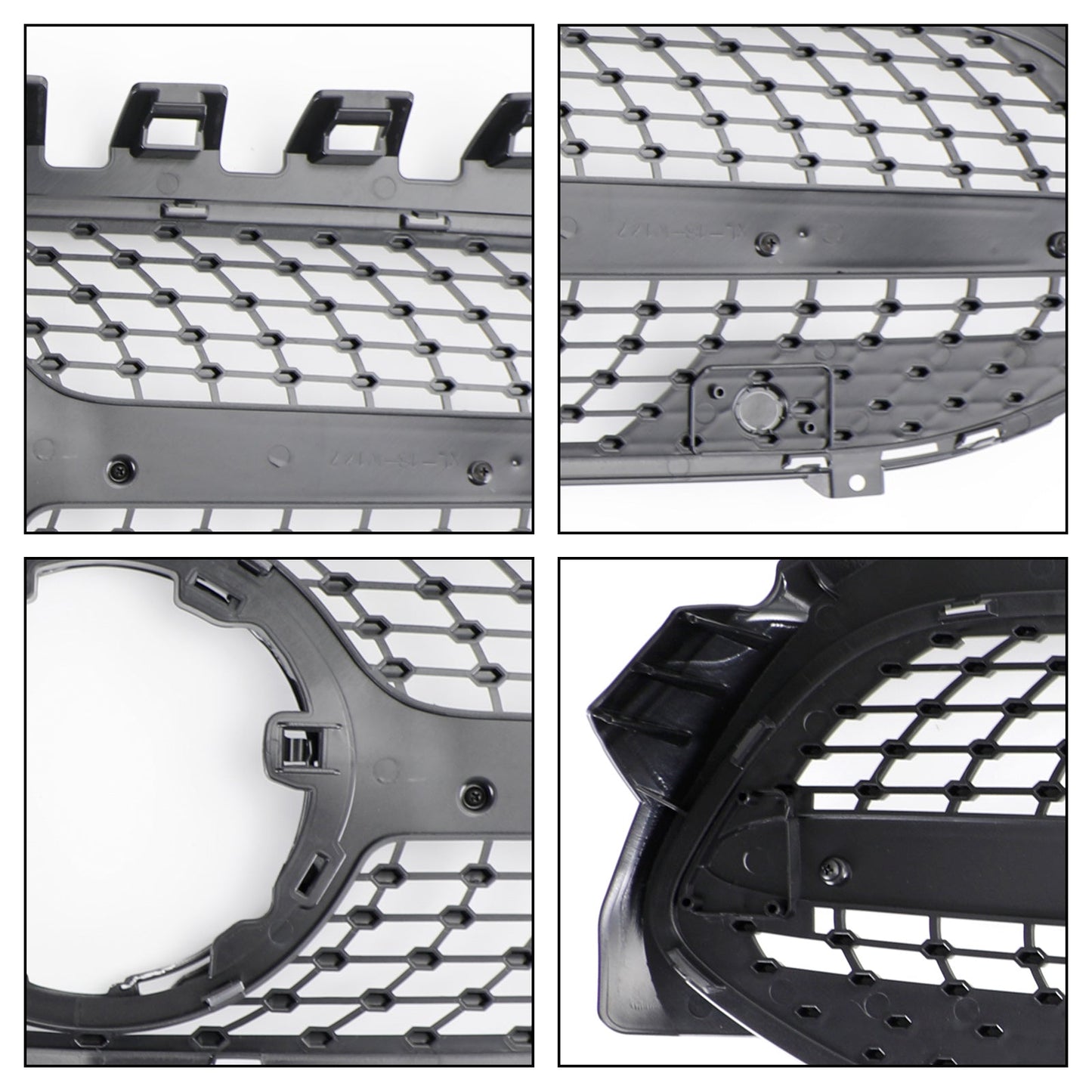2019-2023 Benz W177 A-CLASS A180/200/A35 Diamond Front Bumper Mercedes Grill Black Chrome Grill