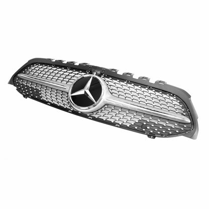 2019-2023 Mercedes Benz A-CLASS W177 A180/200/A35 Diamond Front Grill Radiator Bumper Grill