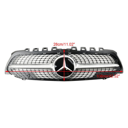 2019-2023 Benz A-Class W177 A180/200/A35 Diamond Front Bumper Mercedes Grill Grille Black Grill