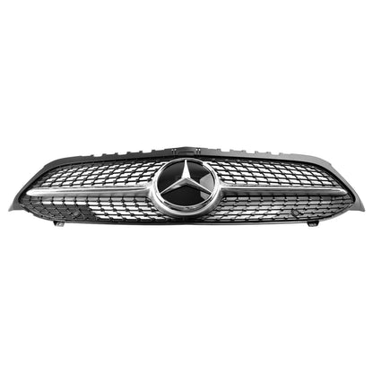 2019-2023 Benz A-Class W177 A180/200/A35 Diamond Front Bumper Mercedes Grill Grille Black Grill