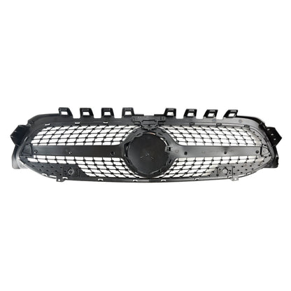 2019-2023 Benz A-Class W177 A180/200/A35 Diamond Front Bumper Mercedes Grill Grille Black Grill