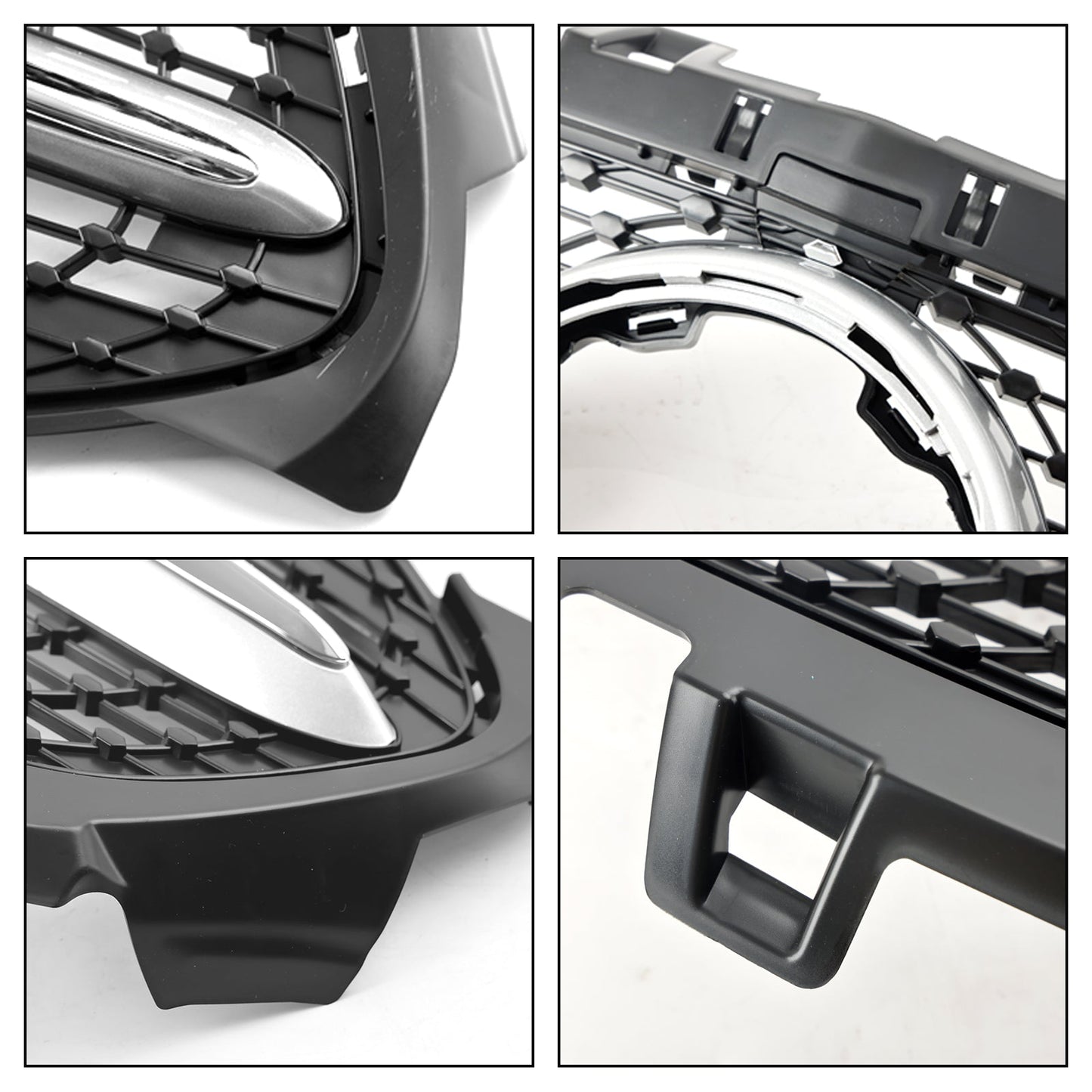 2019-2023 Benz A-Class W177 A180/200/A35 Diamond Front Bumper Mercedes Grill Grille Black Grill