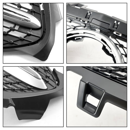 2019-2023 Benz A-Class W177 A180/200/A35 Diamond Front Bumper Mercedes Grill Grille Black Grill